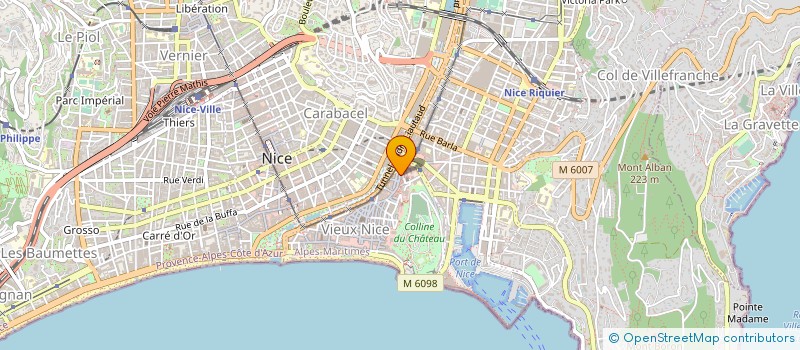 localisation de l'entreprise LAVERIE BEA à NICE