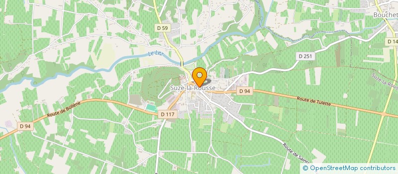 localisation de l'entreprise LAVERIE BIANCO à SUZE-LA-ROUSSE