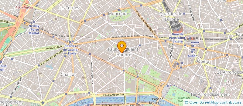 localisation de l'entreprise LAVERIE-BLANCHISSERIE BOETIE  PARIS