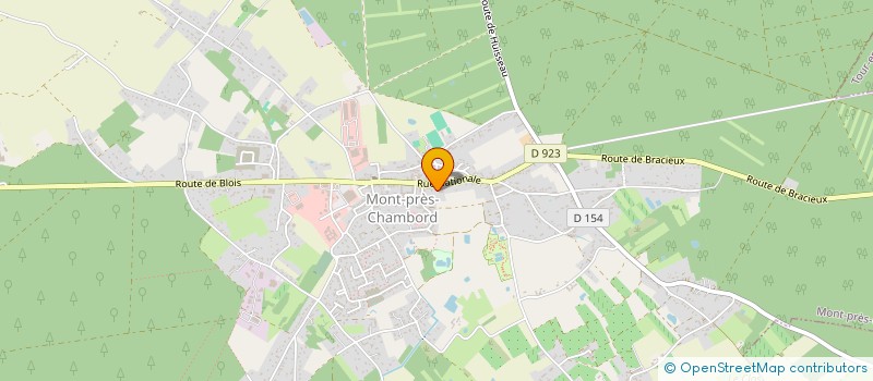 localisation de l'entreprise LAVERIE BOUTARD-FONTAINE  LA CHAUSSEE-SAINT-VICTOR