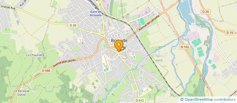 localisation de l'entreprise LAVERIE BRIVADOISE à BRIOUDE