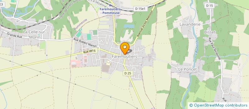 localisation de l'entreprise LAVERIE BULLE PROPRE  FAREMOUTIERS