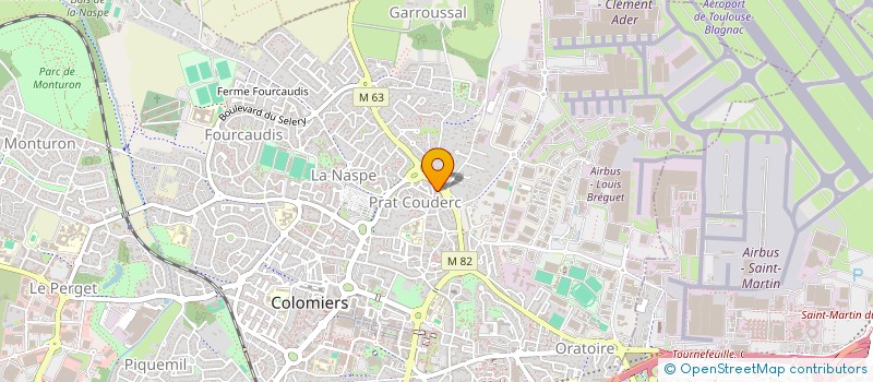 localisation de l'entreprise LAVERIE CAMPUS SAINT-MICHEL à COLOMIERS