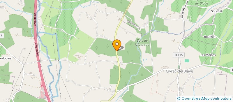 localisation de l'entreprise LAVERIE CHICHE  SAINT-CHRISTOLY-DE-BLAYE