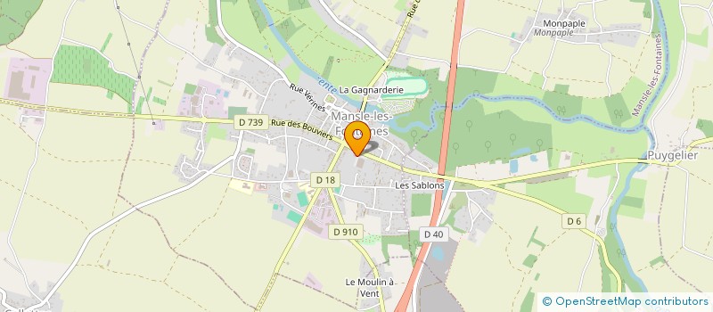 localisation de l'entreprise LAVERIE CIAC à MANSLE-LES-FONTAINES
