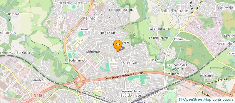 localisation de l'entreprise LAVERIE CONCEPT à VANNES