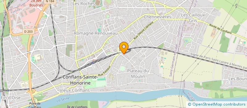 localisation de l'entreprise LAVERIE CONFLANS  CONFLANS-SAINTE-HONORINE