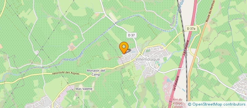 localisation de l'entreprise LAVERIE D'AQUI à VILLEMOLAQUE