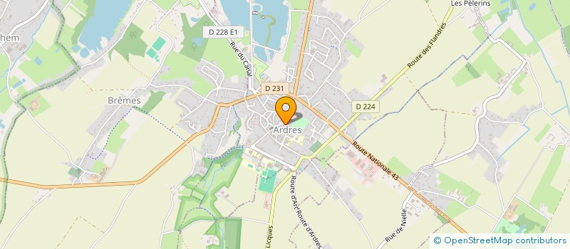 localisation de l'entreprise LAVERIE D'ARDRES  ARDRES