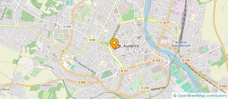 localisation de l'entreprise LAVERIE D'EGLENY à AUXERRE