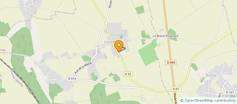 localisation de l'entreprise LAVERIE DB à LOUVERSEY