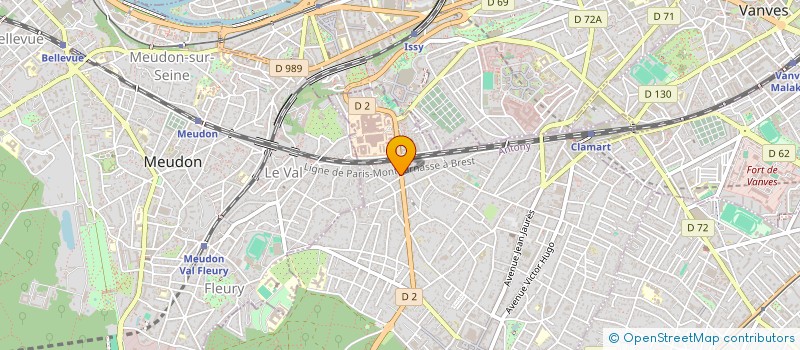 localisation de l'entreprise LAVERIE DE FRANCE à CLAMART