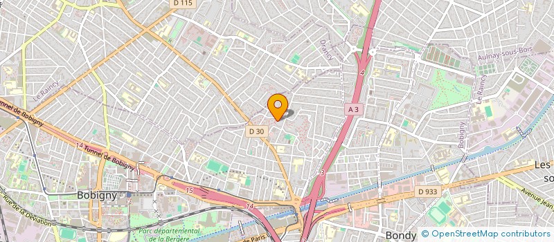 localisation de l'entreprise LAVERIE DE L'ABREUVOIR à BOBIGNY
