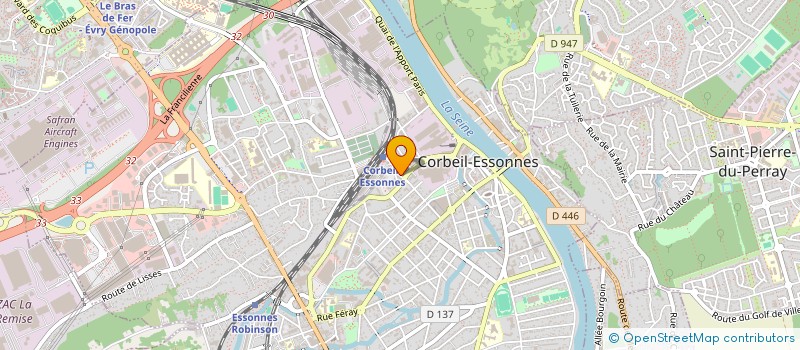 localisation de l'entreprise LAVERIE DE LA GARE à CORBEIL-ESSONNES