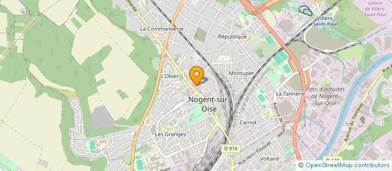 localisation de l'entreprise LAVERIE DE LA MAIRIE  NOGENT SUR OISE