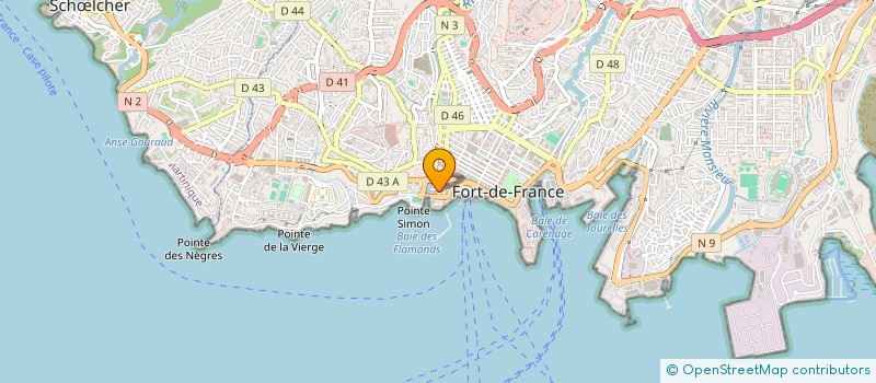 localisation de l'entreprise LAVERIE DE LA POINTE à FORT-DE-FRANCE