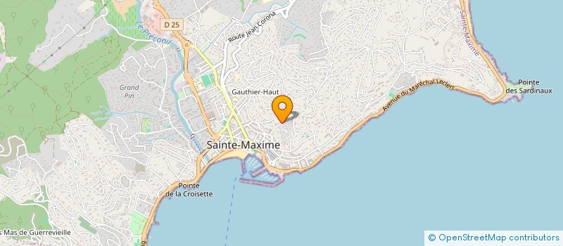 localisation de l'entreprise LAVERIE DE LA REPUBLIQUE à SAINTE MAXIME