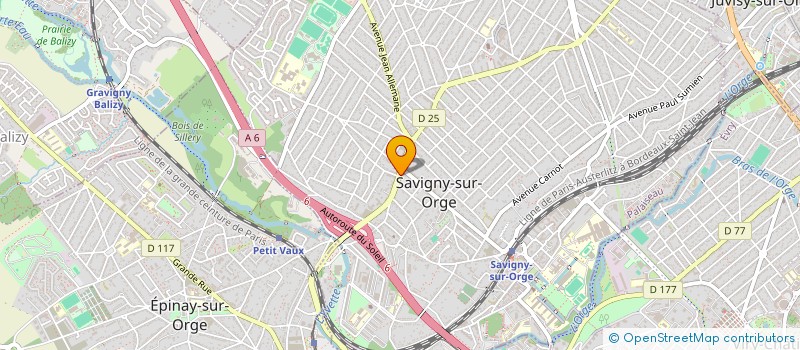 localisation de l'entreprise LAVERIE DE SAVIGNY à SAVIGNY-SUR-ORGE
