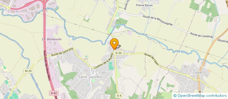 localisation de l'entreprise LAVERIE DE SUZY à SAINT-SAUVEUR