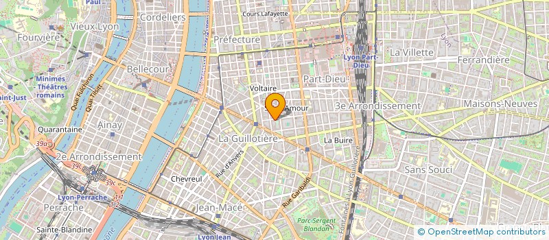 localisation de l'entreprise LAVERIE DEDIEU  LYON