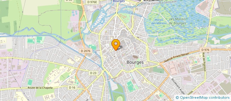 localisation de l'entreprise LAVERIE DES ARENES à BOURGES