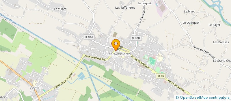 localisation de l'entreprise LAVERIE DES AVENIERES à LES AVENIERES VEYRINS-THUELLIN