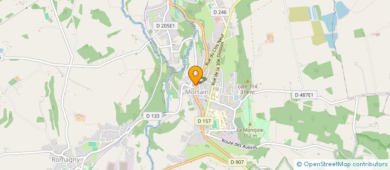 localisation de l'entreprise LAVERIE DES CASCADES  MORTAIN-BOCAGE