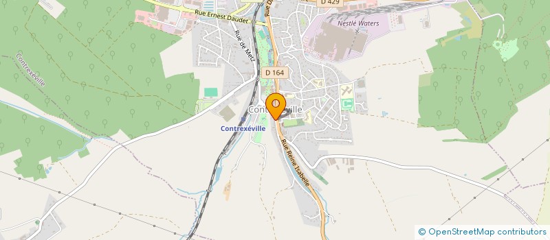 localisation de l'entreprise LAVERIE DES FONTAINES  CONTREXEVILLE