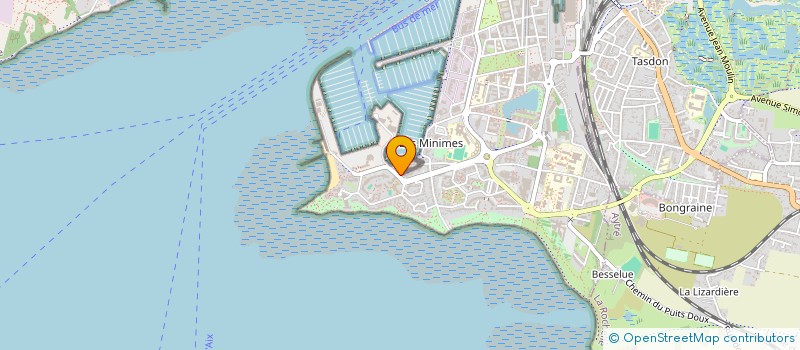 localisation de l'entreprise LAVERIE DES MINIMES à LA ROCHELLE