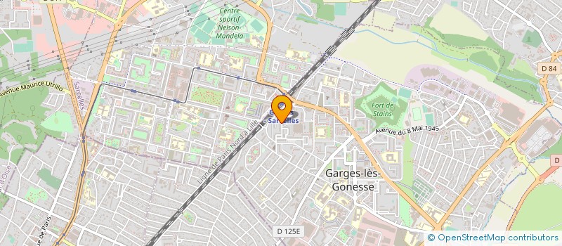 localisation de l'entreprise LAVERIE DES MOUETTES à GARGES-LES-GONESSE