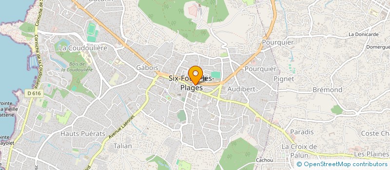 localisation de l'entreprise LAVERIE DES SNEAKERS à SIX-FOURS-LES-PLAGES