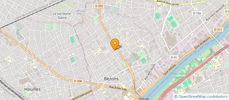localisation de l'entreprise LAVERIE DES TOURNESOLS à BEZONS