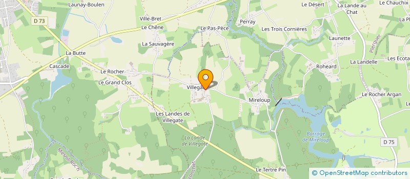 localisation de l'entreprise LAVERIE DONIO à LE TRONCHET