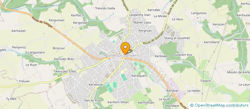 localisation de l'entreprise LAVERIE DOUR GLAZ à PLONEOUR-LANVERN