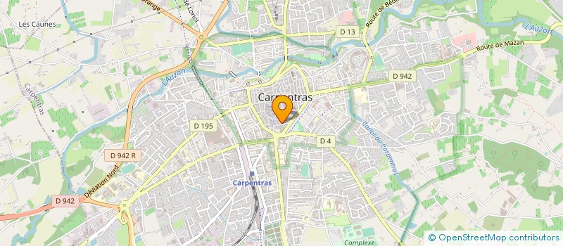 localisation de l'entreprise LAVERIE DU BONHEUR à CARPENTRAS