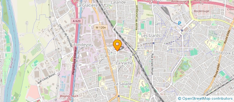 localisation de l'entreprise LAVERIE DU CASTELET à TOULOUSE