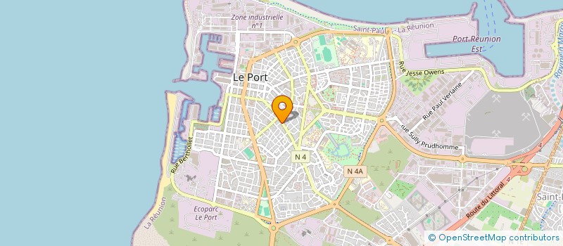 localisation de l'entreprise LAVERIE DU CENTRE  LE PORT