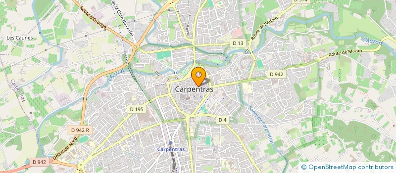 localisation de l'entreprise LAVERIE DU CENTRE DE CARPENTRAS à CARPENTRAS