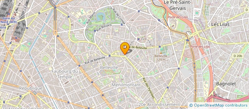 localisation de l'entreprise LAVERIE DU CYGNE  PARIS