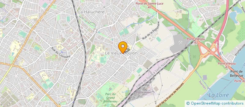 localisation de l'entreprise LAVERIE DU MANOIR SAINT-LO à NANTES