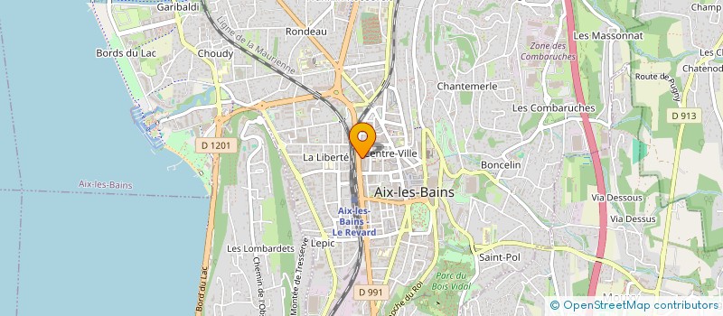 localisation de l'entreprise LAVERIE DU PETIT PORT à AIX-LES-BAINS