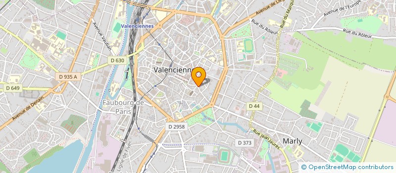 localisation de l'entreprise LAVERIE DU QUESNOY à VALENCIENNES