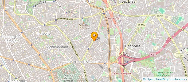 localisation de l'entreprise LAVERIE DU RHIN  PARIS