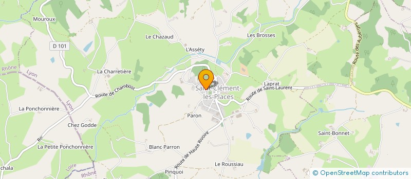 localisation de l'entreprise LAVERIE ESPINOSA à SAINT-CLEMENT-LES-PLACES