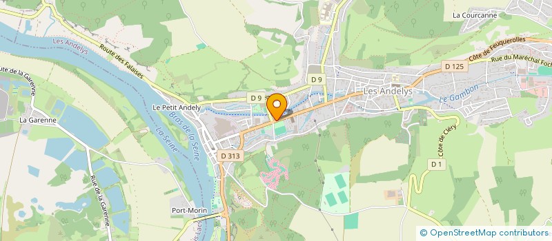 localisation de l'entreprise LAVERIE EST BELLLE à LES ANDELYS