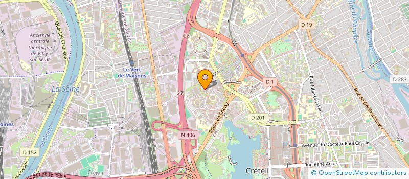 localisation de l'entreprise LAVERIE EXPRESS  CRETEIL