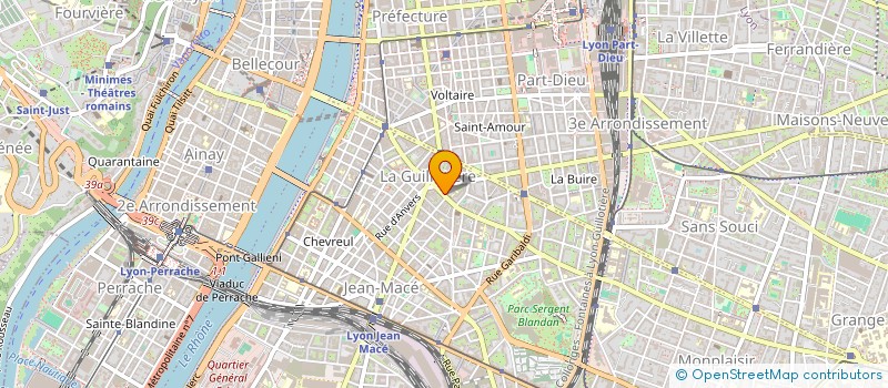 localisation de l'entreprise LAVERIE EXPRESS GUILLOTIERE à LYON