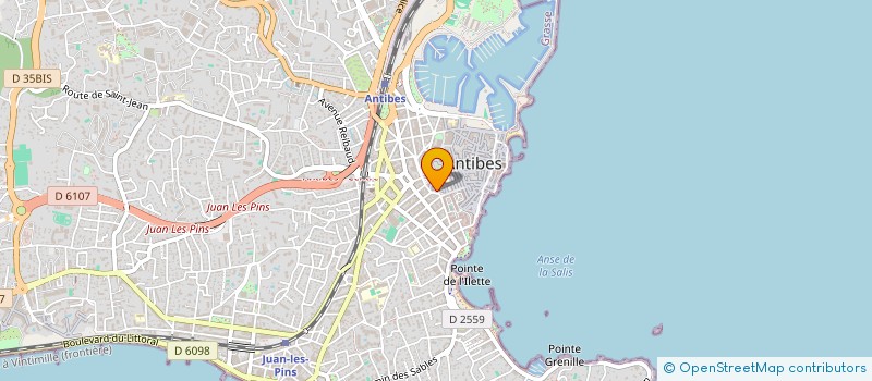 localisation de l'entreprise LAVERIE FOURMILIERE à ANTIBES