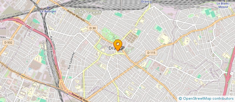 localisation de l'entreprise LAVERIE HB DRANCY à DRANCY