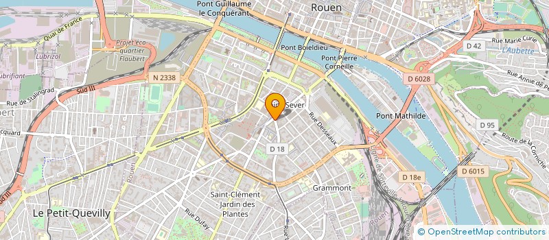 localisation de l'entreprise LAVERIE LAFAYETTE à ROUEN